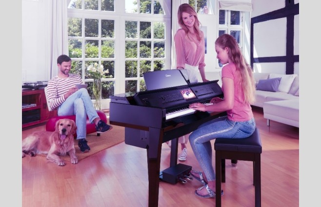 Yamaha CVP809 Polished Ebony Digital Piano Display Model - Image 5